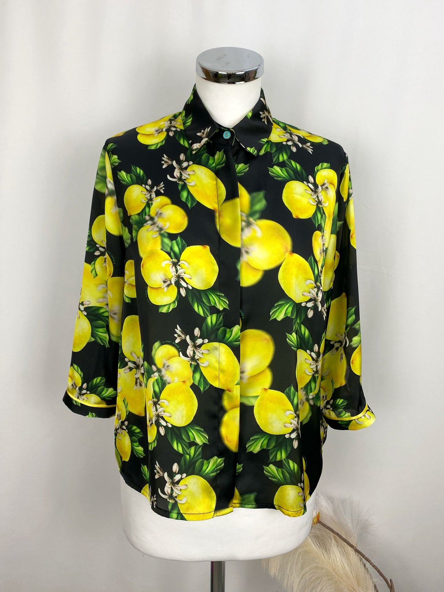 CAMICIA LEMON BLACK- IL THE DELLE 5