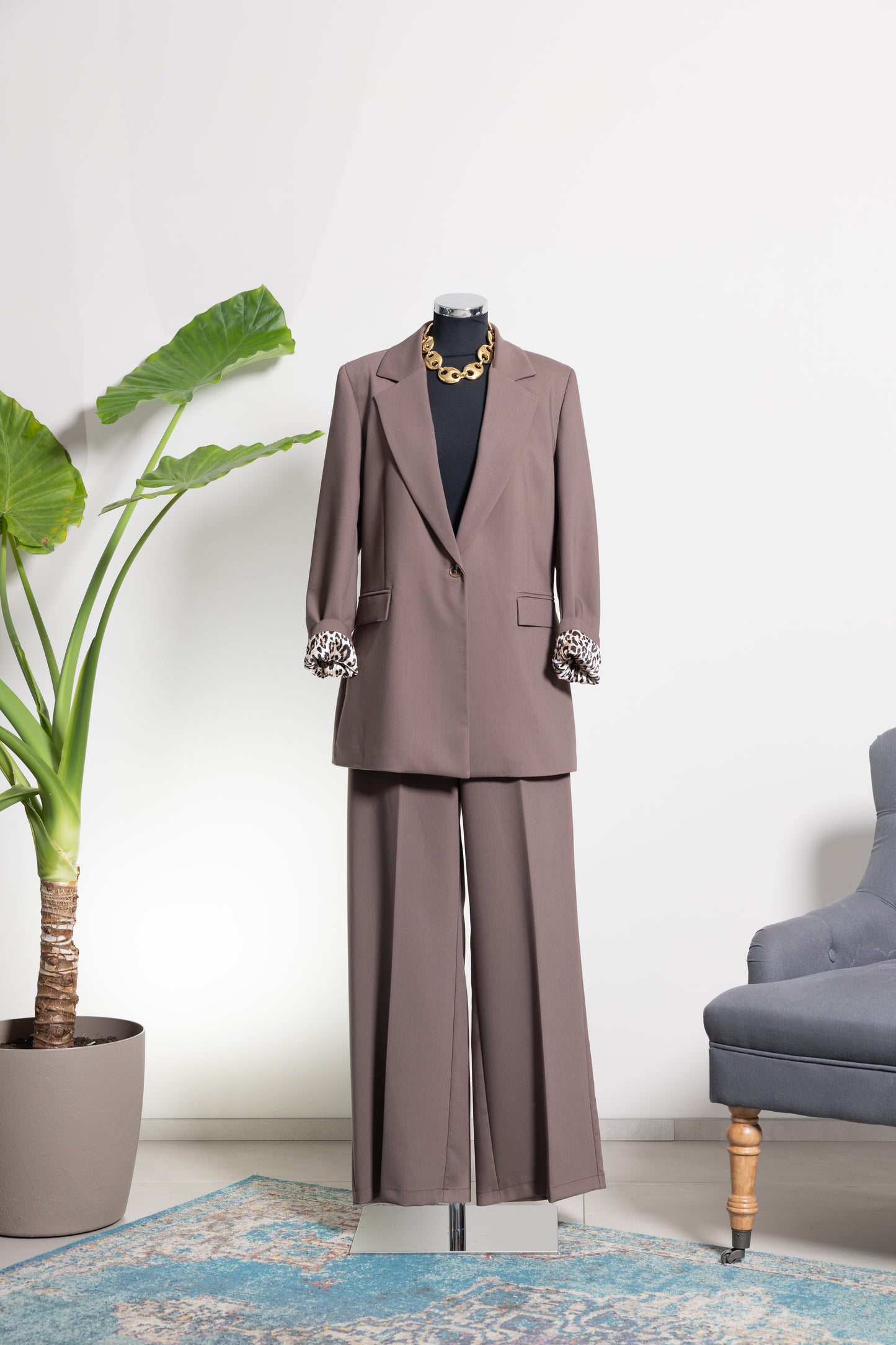 PANTALONE MARRONE -MOTEL-