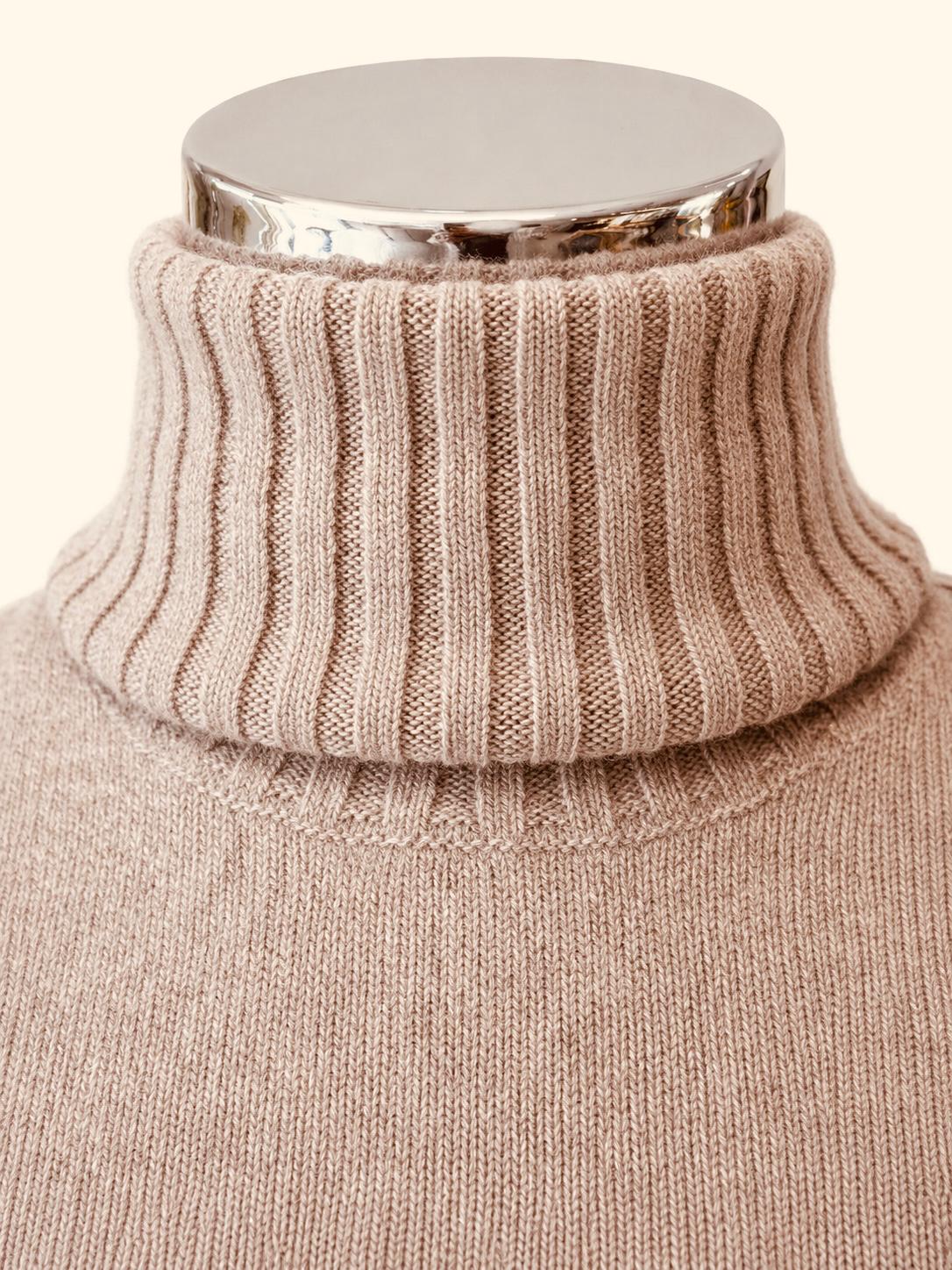 Solotre | Top Dolcevita Tortora o Grigio M3AC0002