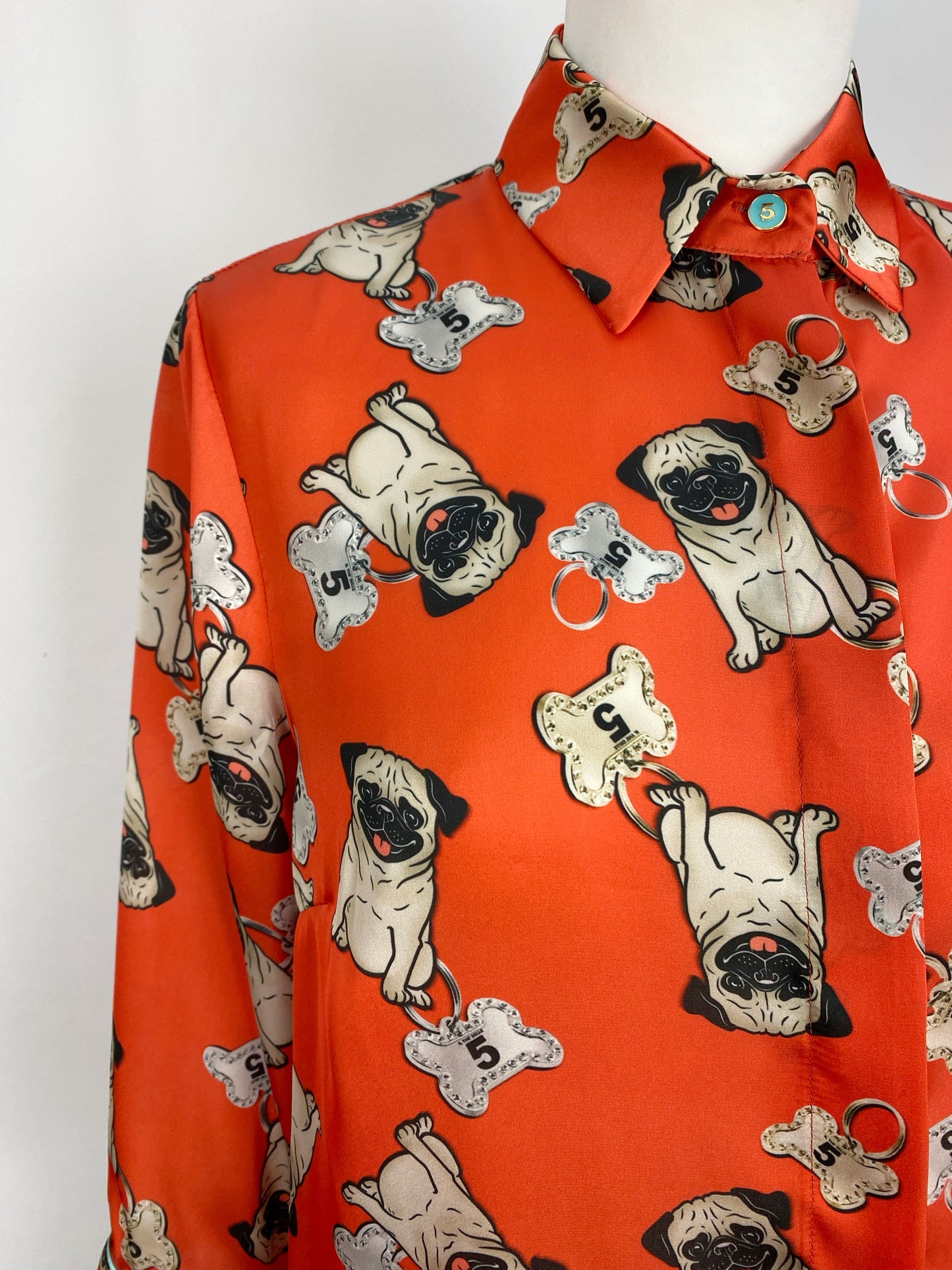 CAMICIA SPOON DOG CORALLO