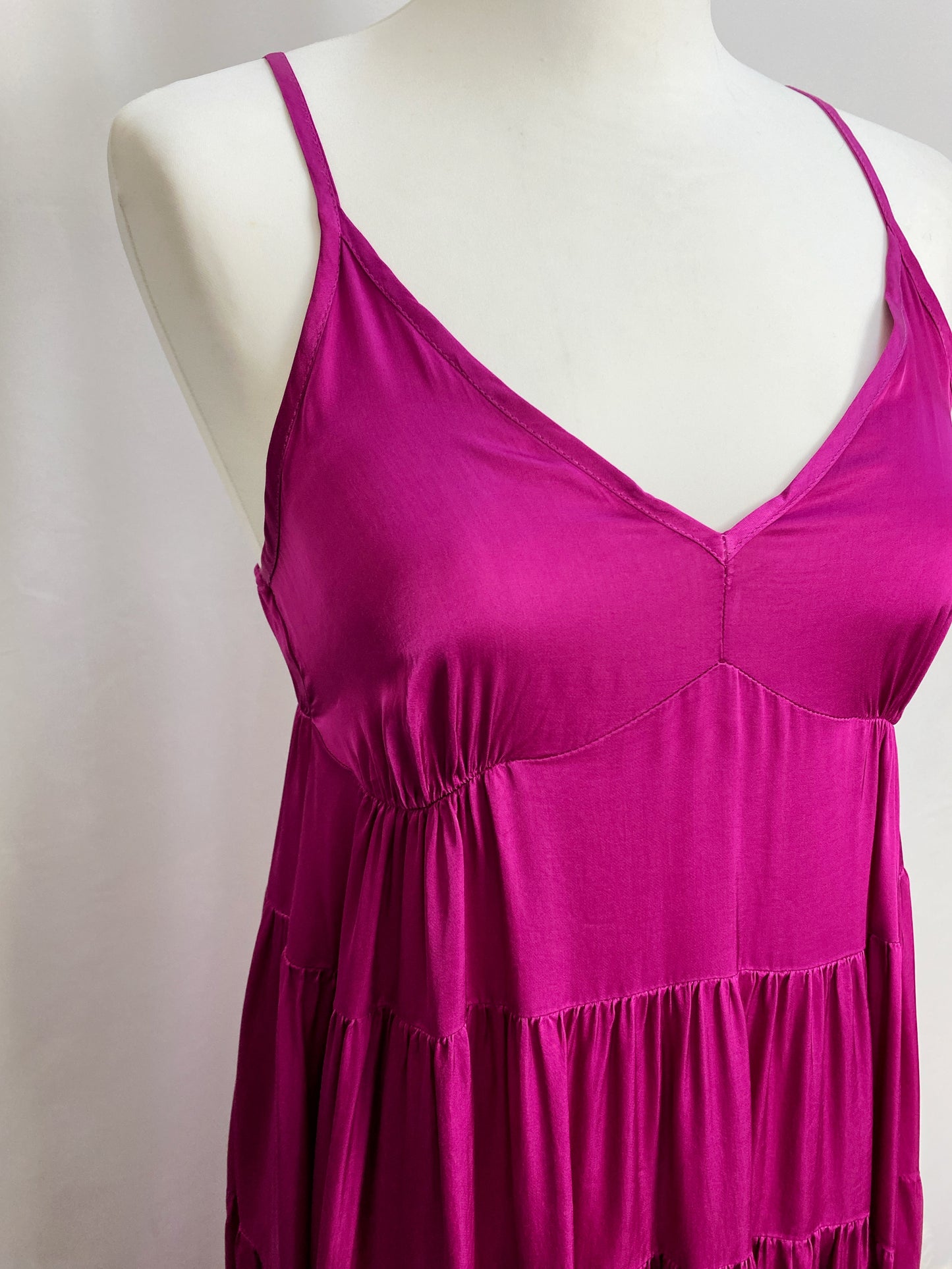 ABITO BALZE FUCSIA E OCRA- ANITIE'