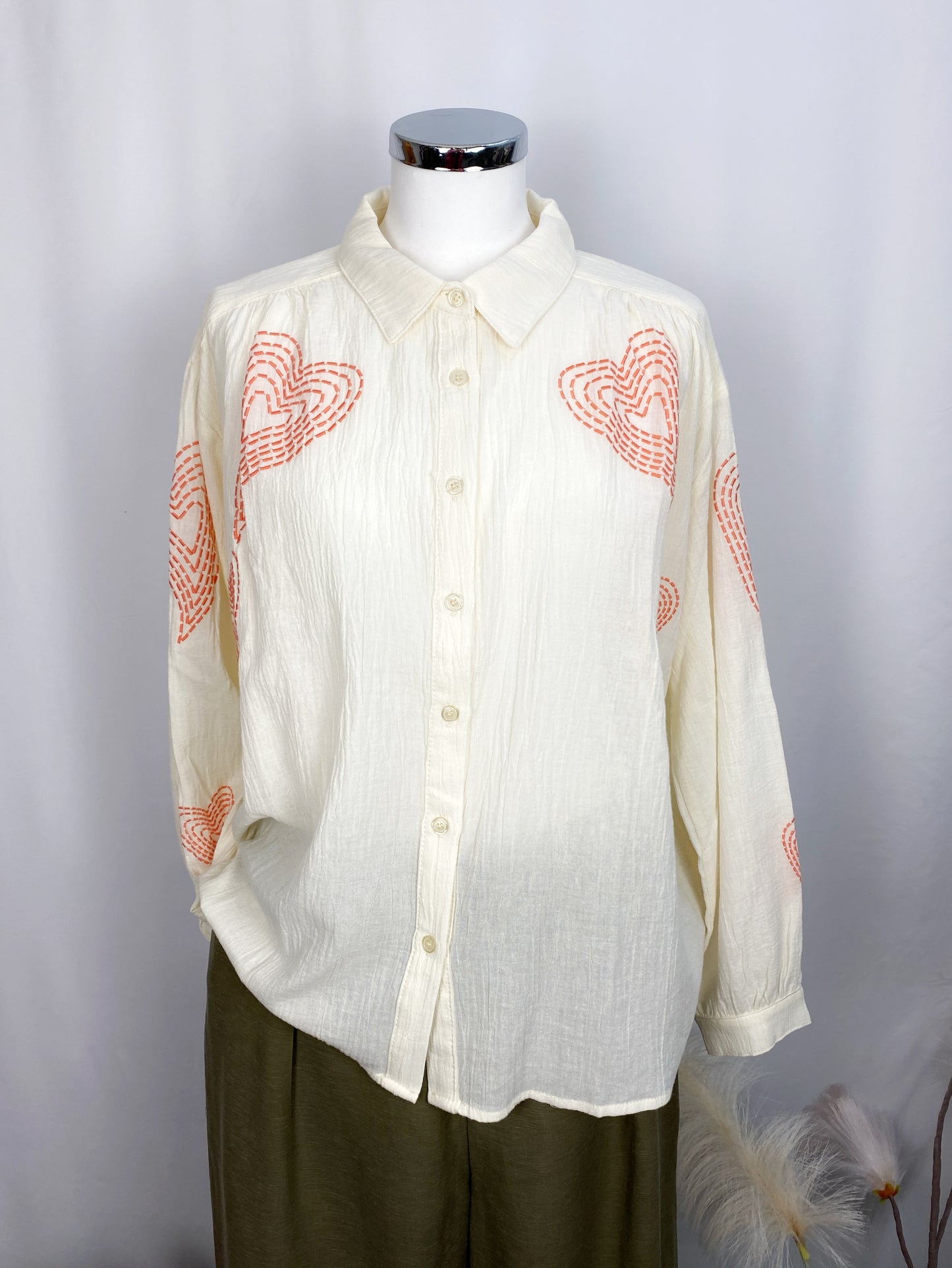 CHEMISE ANCELINE BEIGE-ART LOVE