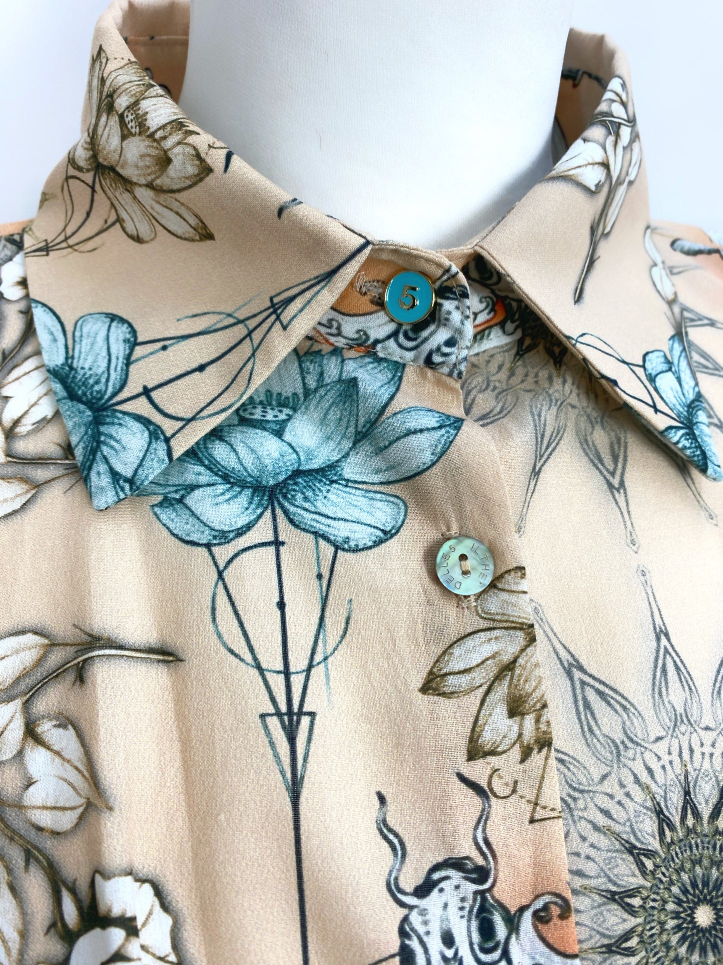CAMICIA AMALIA TATOO ROSE- IL THE DELLE 5