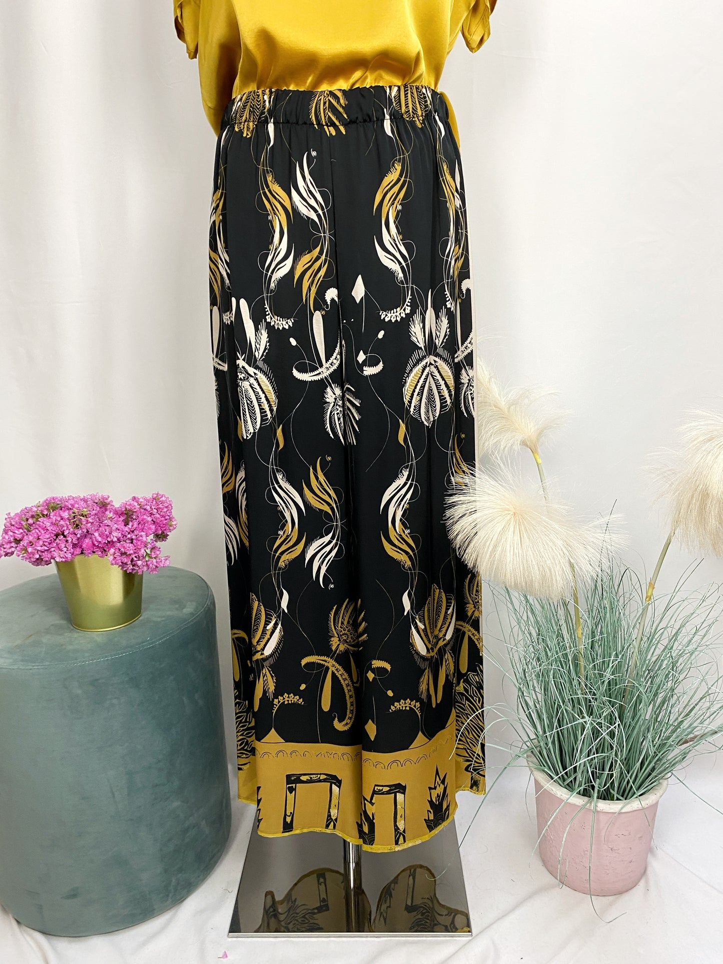 PANTALONE A PALAZZO FANTASIA ETNICA- ANITIE'