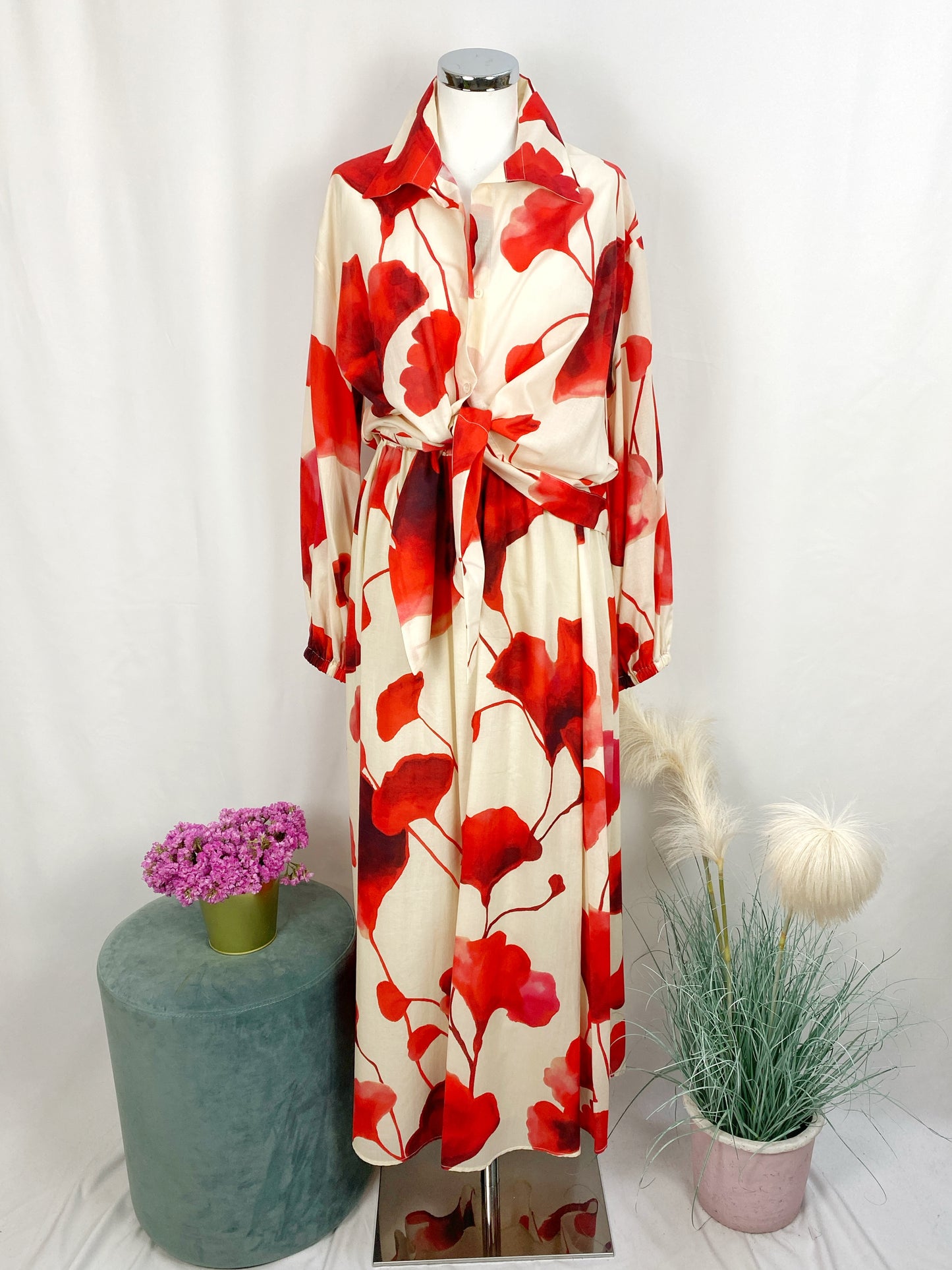 CAMICIA CON PAPAVERI- SOLOTRE