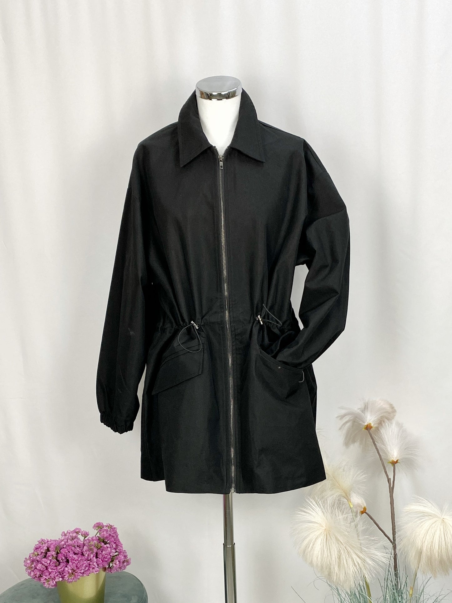MANTEAU ELSA BLACK-ART LOVE