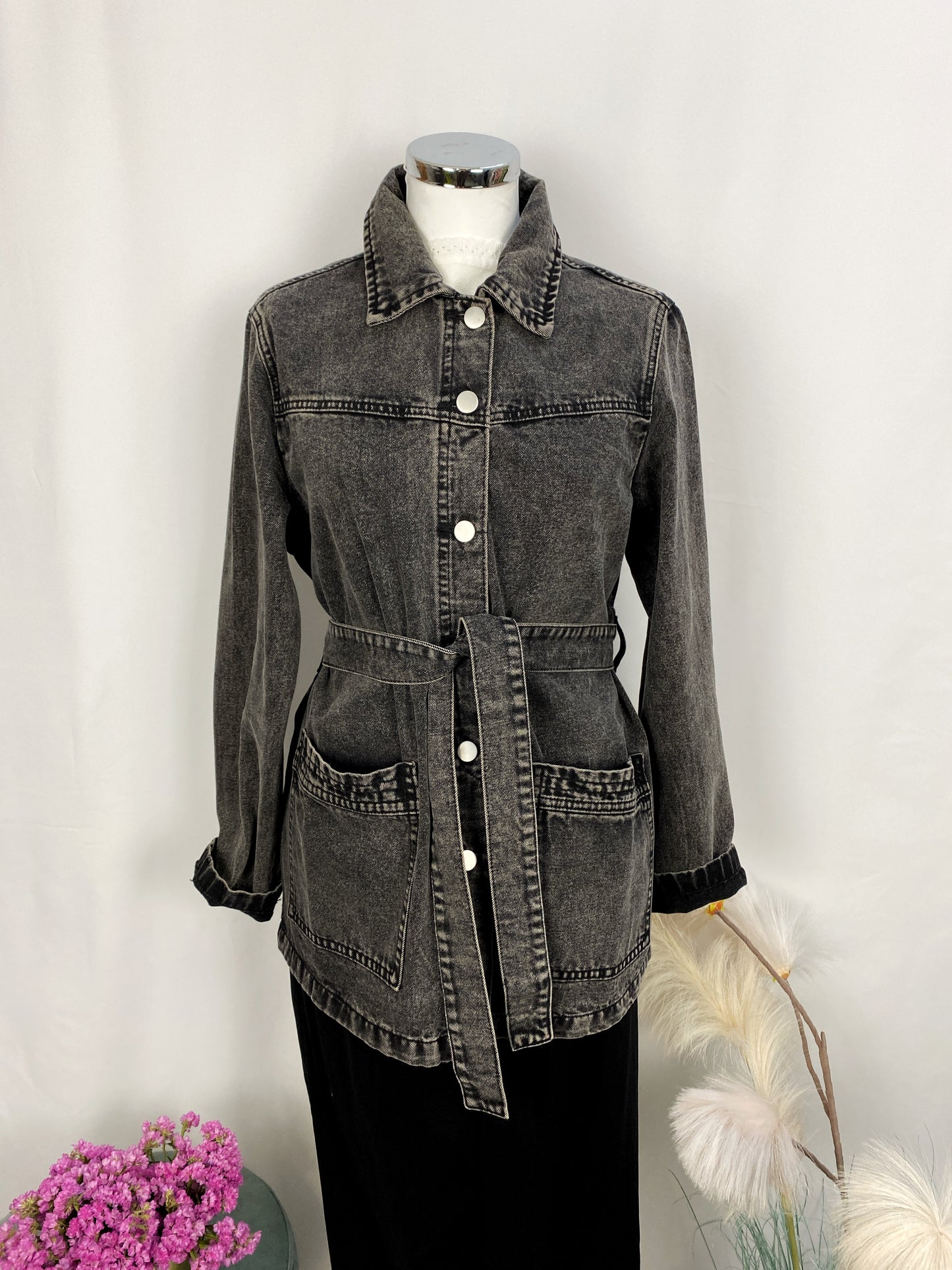 CARBON VESTE HERMINE-ART LOVE