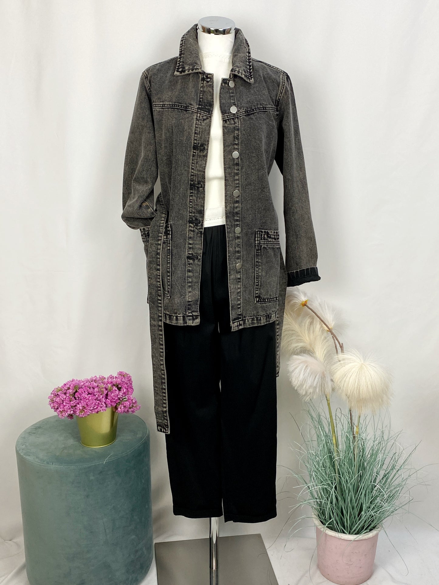 CARBON VESTE HERMINE-ART LOVE