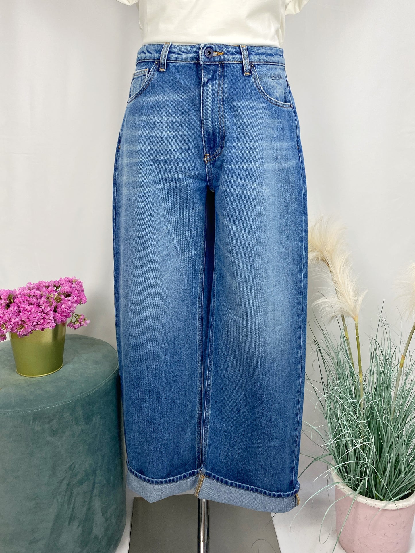 JEANS CON RISVOLTO- SOLOTRE
