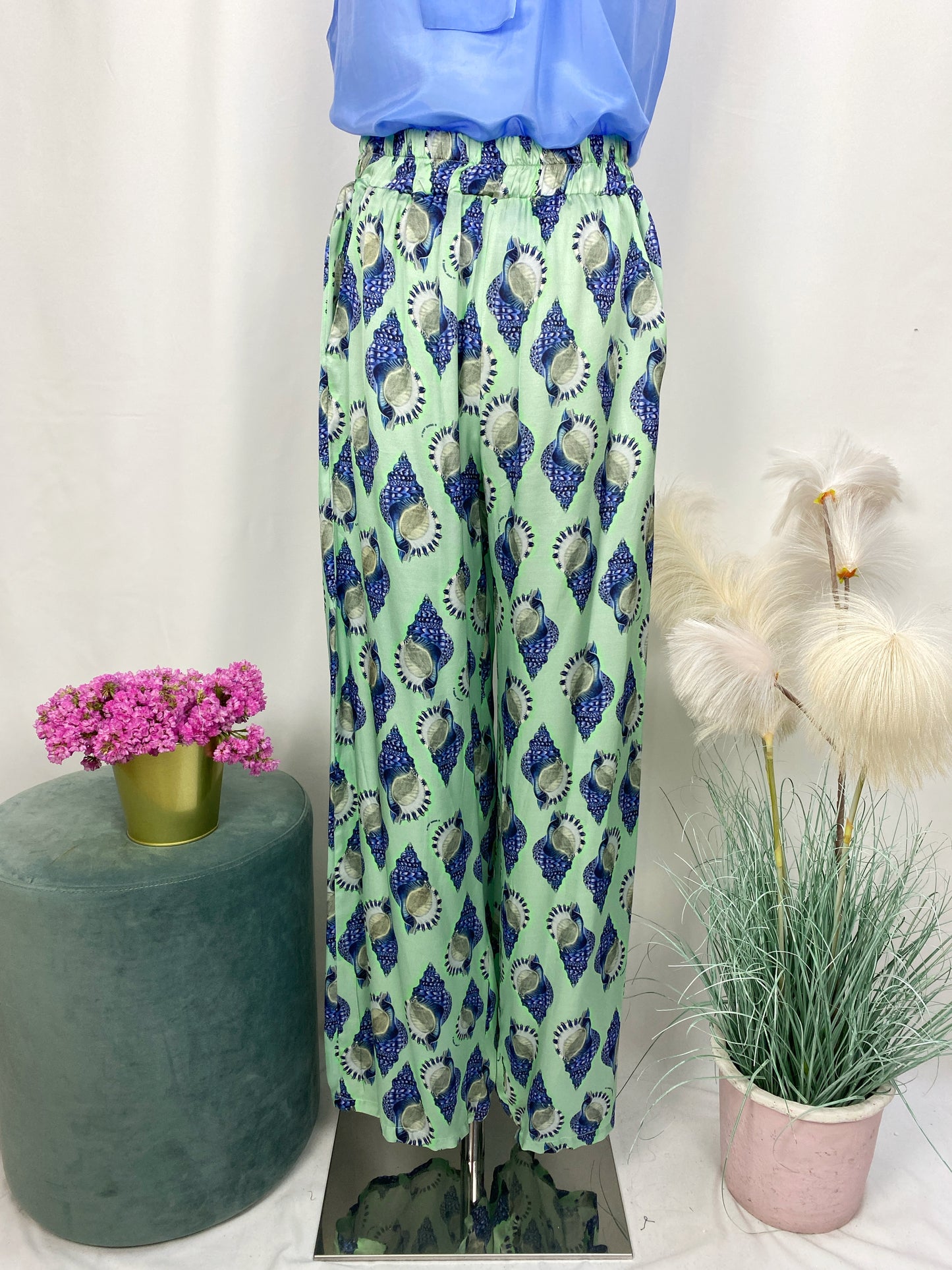 PANTALONE ALAN SHELL GREEN- IL THE DELLE 5