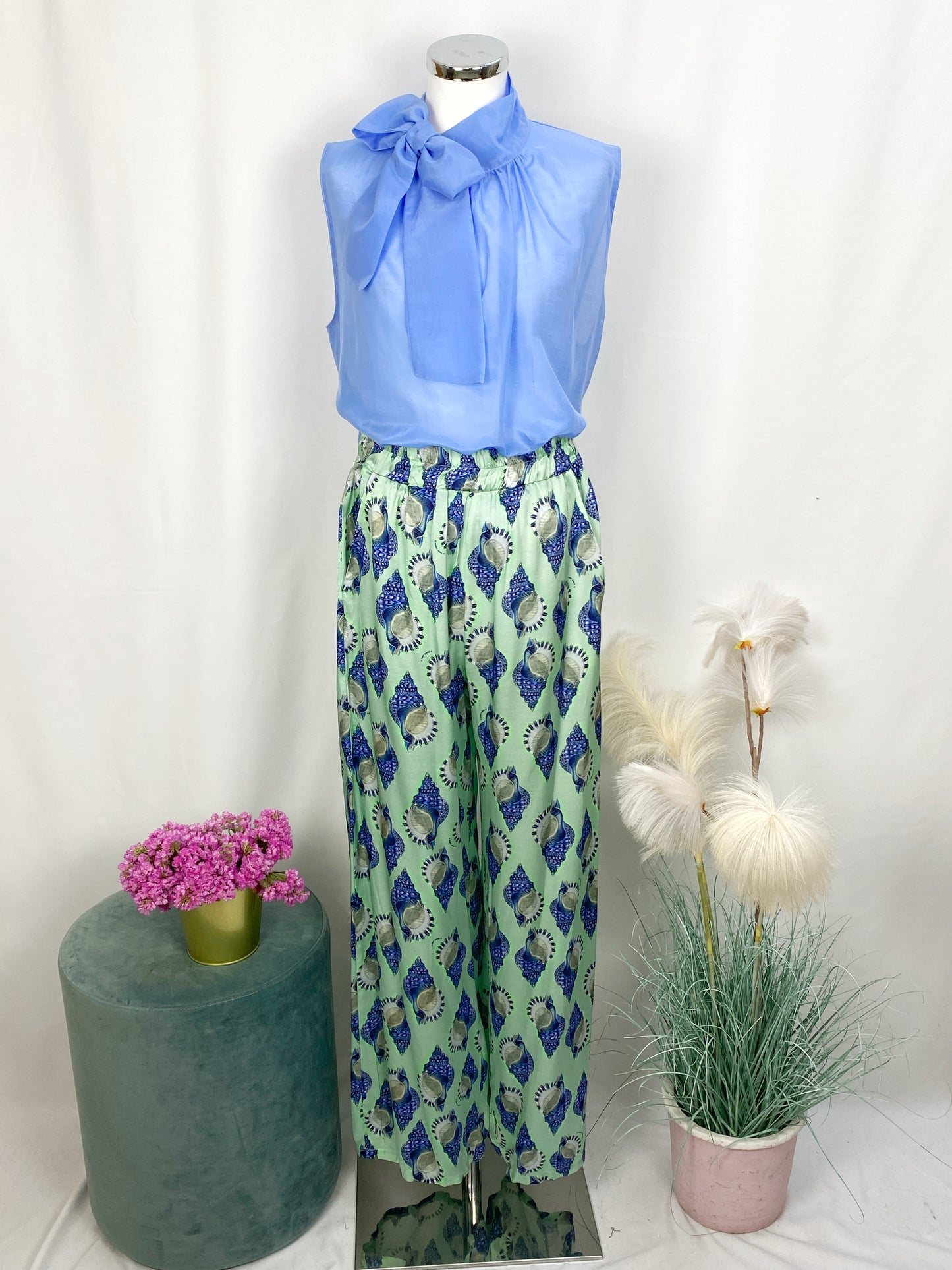 PANTALONE ALAN SHELL GREEN- IL THE DELLE 5