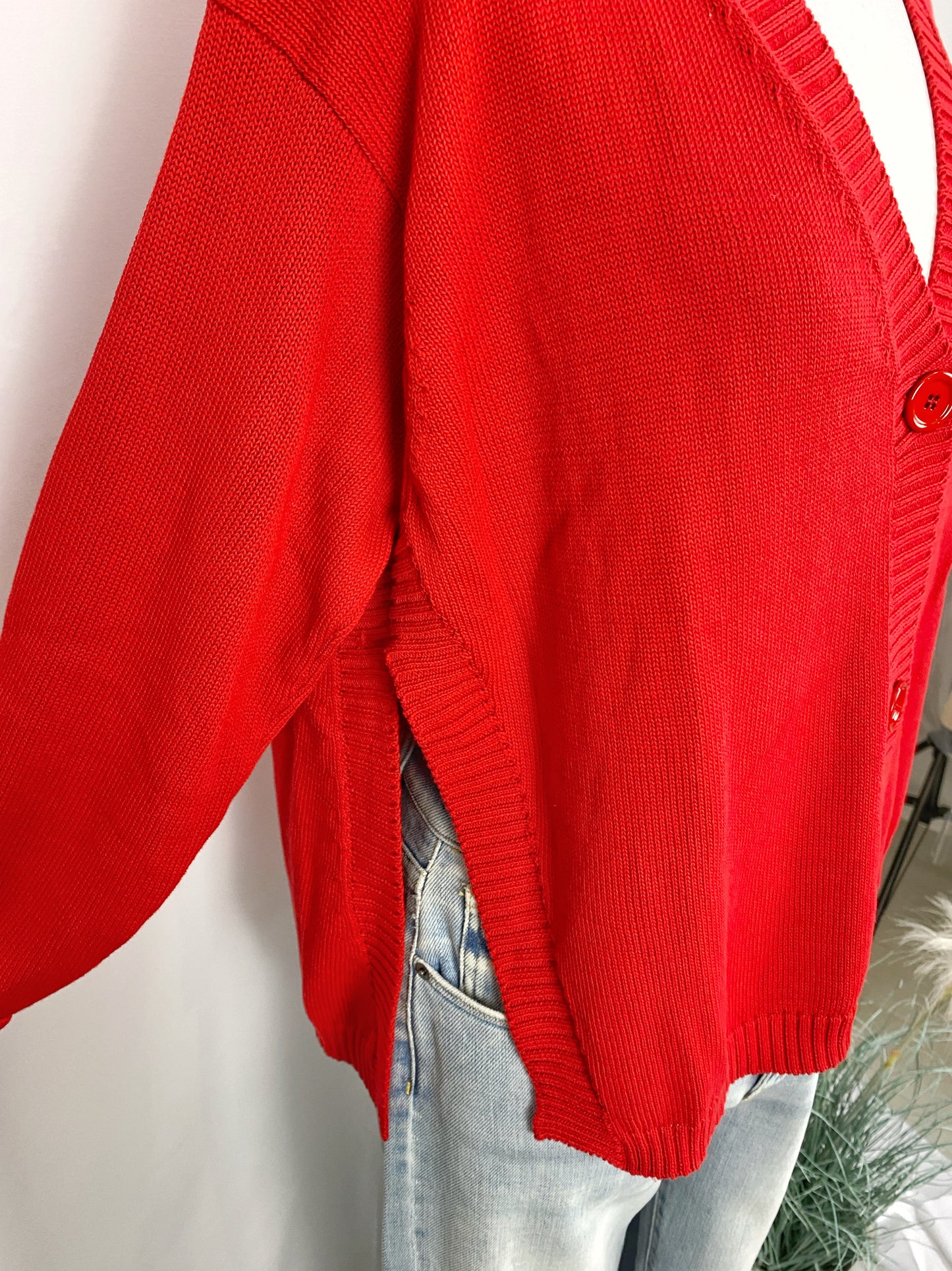 CARDIGAN AZZURRO O ROSSO- SOLOTRE