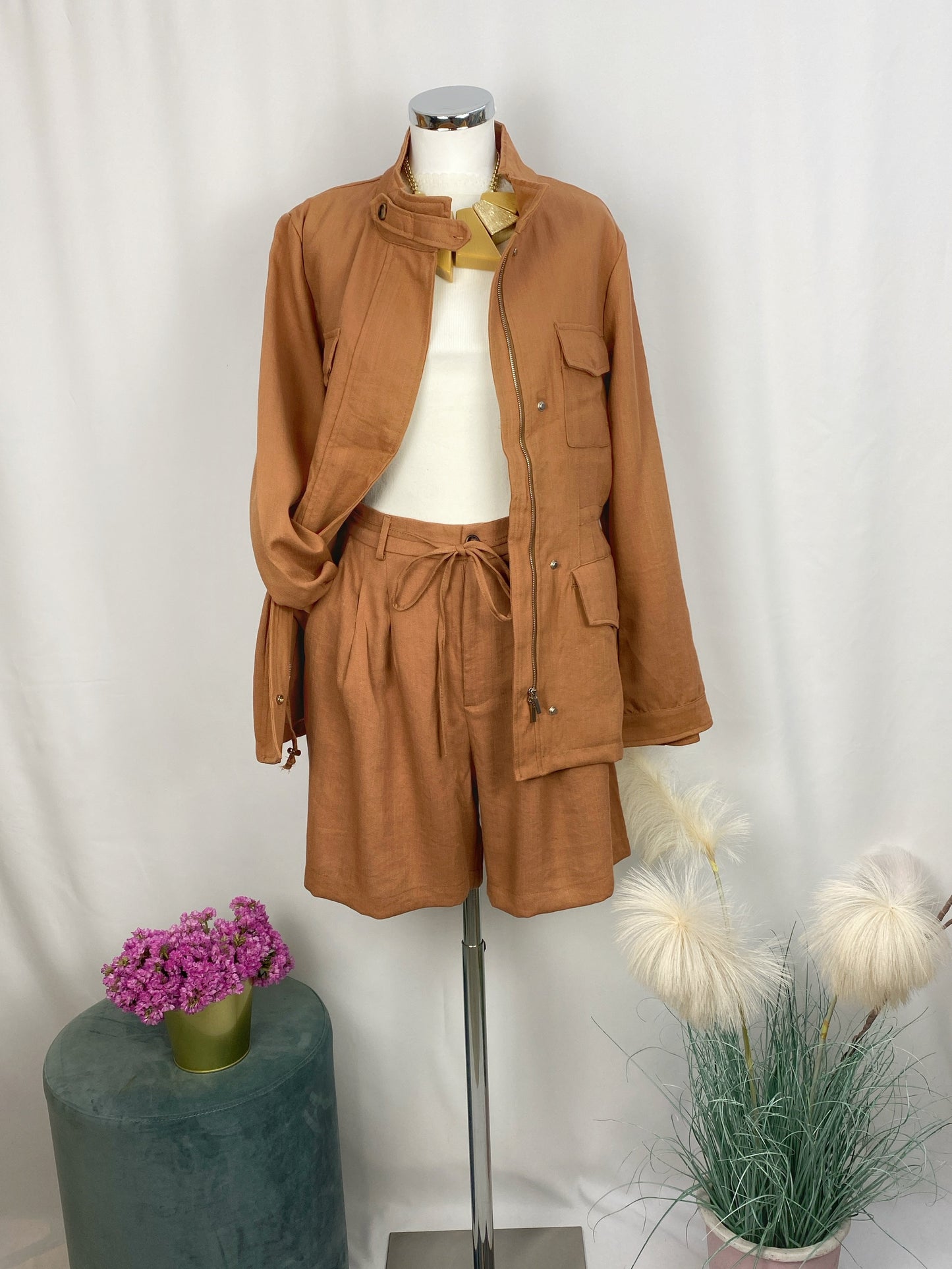 VESTE DUNE BROWN-ART LOVE