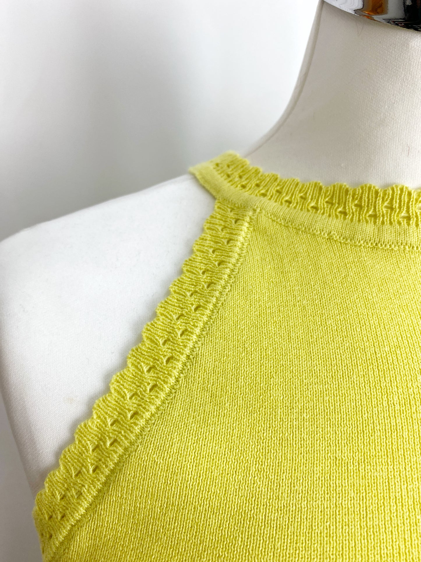 TOP ALMINA YELLOW O CREAM-ART LOVE