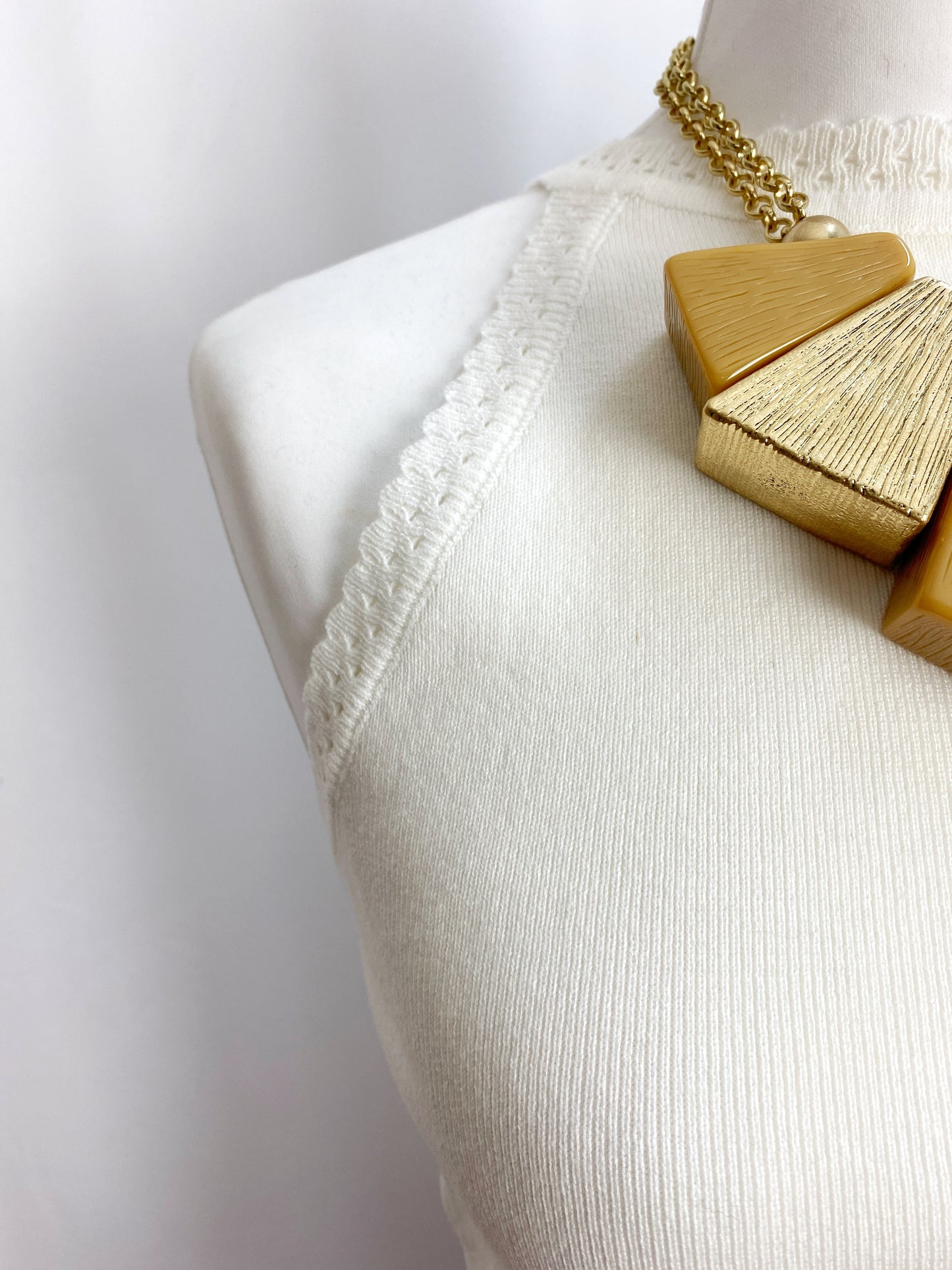 TOP ALMINA YELLOW O CREAM-ART LOVE
