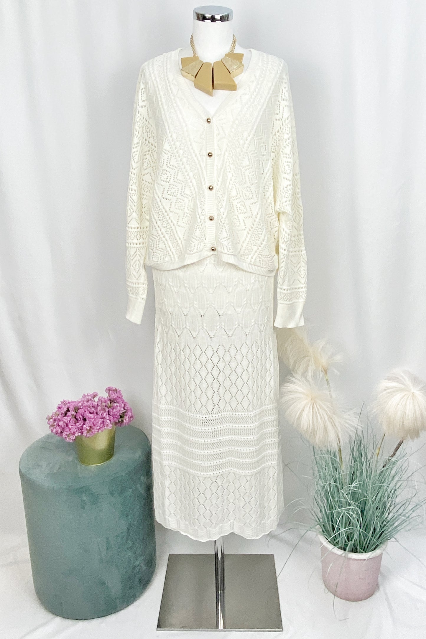JUPE HAWAII CREAM-ART LOVE