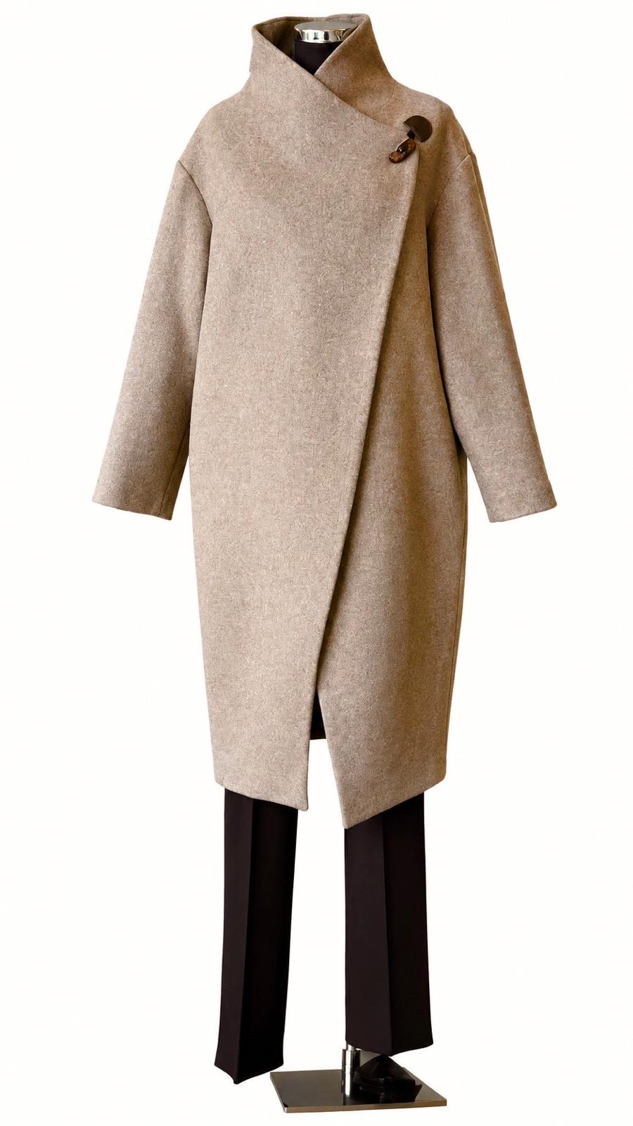 Anitiè | Cappotto Lana Beige AN7036U523