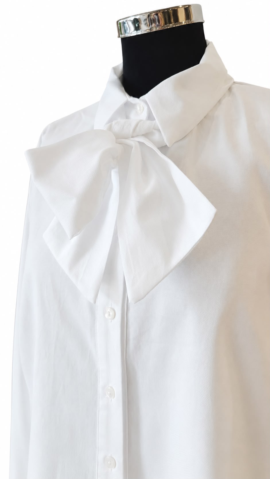 Anitiè | Camicia Fiocco Celeste o Bianca ANTIE05