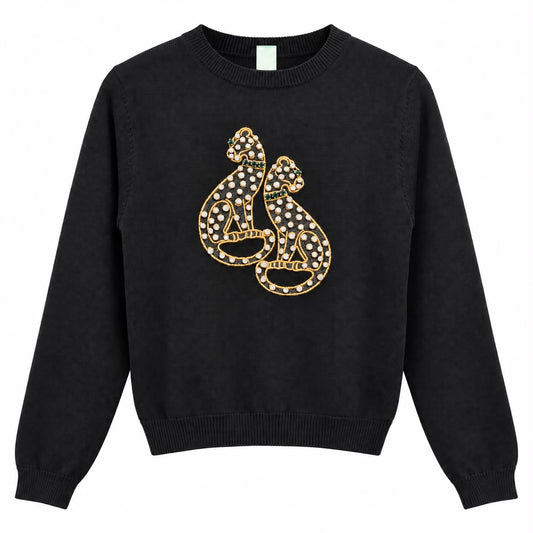 Il thè delle 5 | Maglia Lisa Panthere Black
