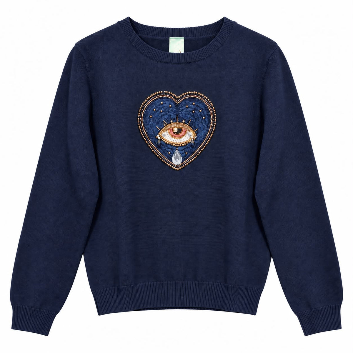 Il thè delle 5 | Maglia Lisa Heart Dark Blue