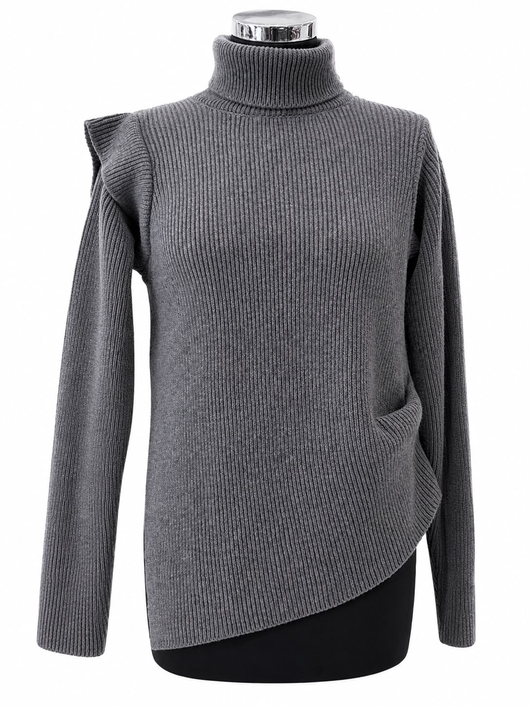 Solotre | Knitwear Dolcevita Grigio M3AC0018