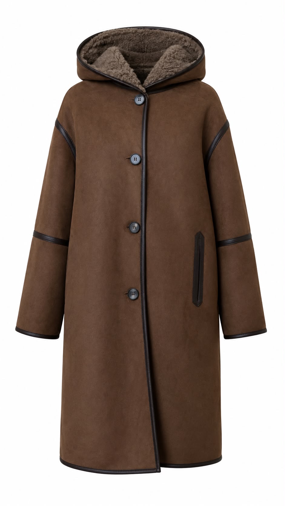 Anitiè | Cappotto Ecomontone Marrone ANSICILIA