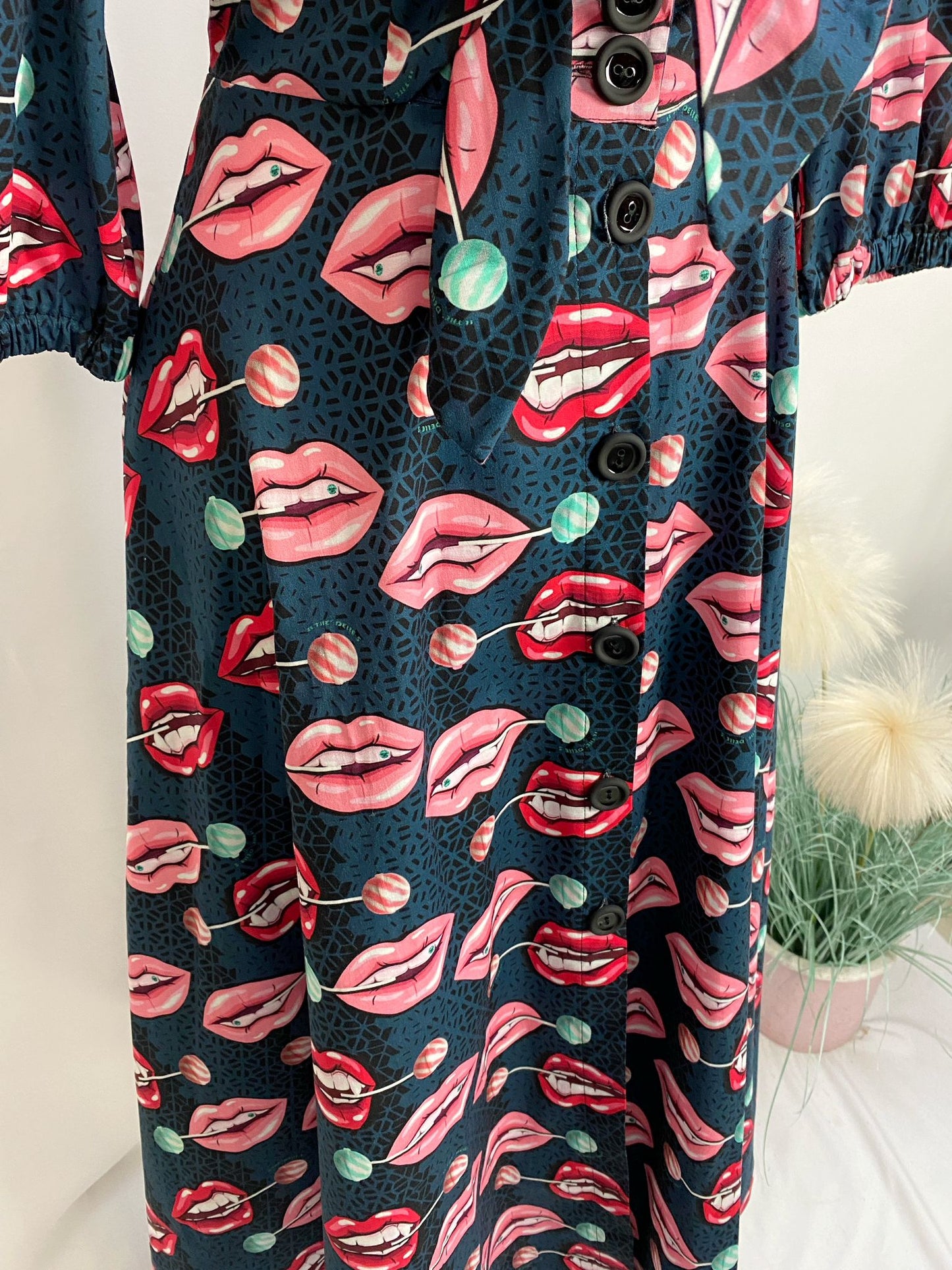 ABITO SOPHIA LIPS BLUE- IL THE DELLE 5
