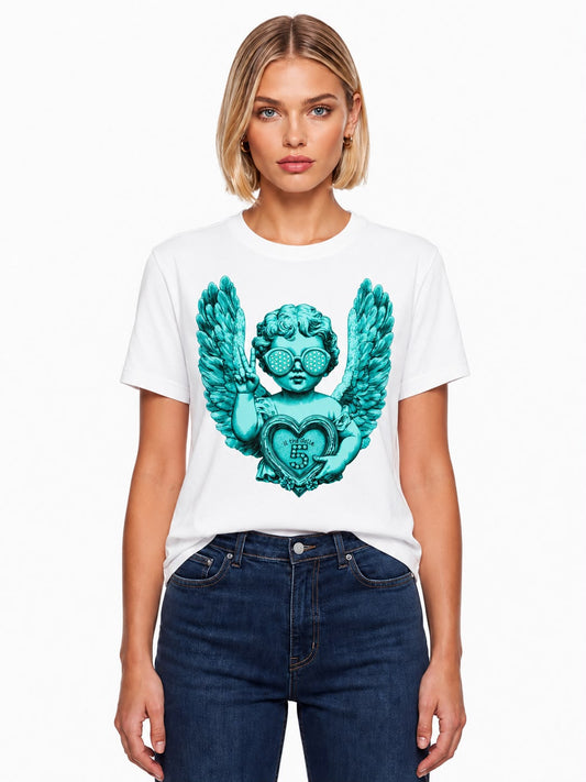 Il thè delle 5 | Scirty Angel T-shirt bianca