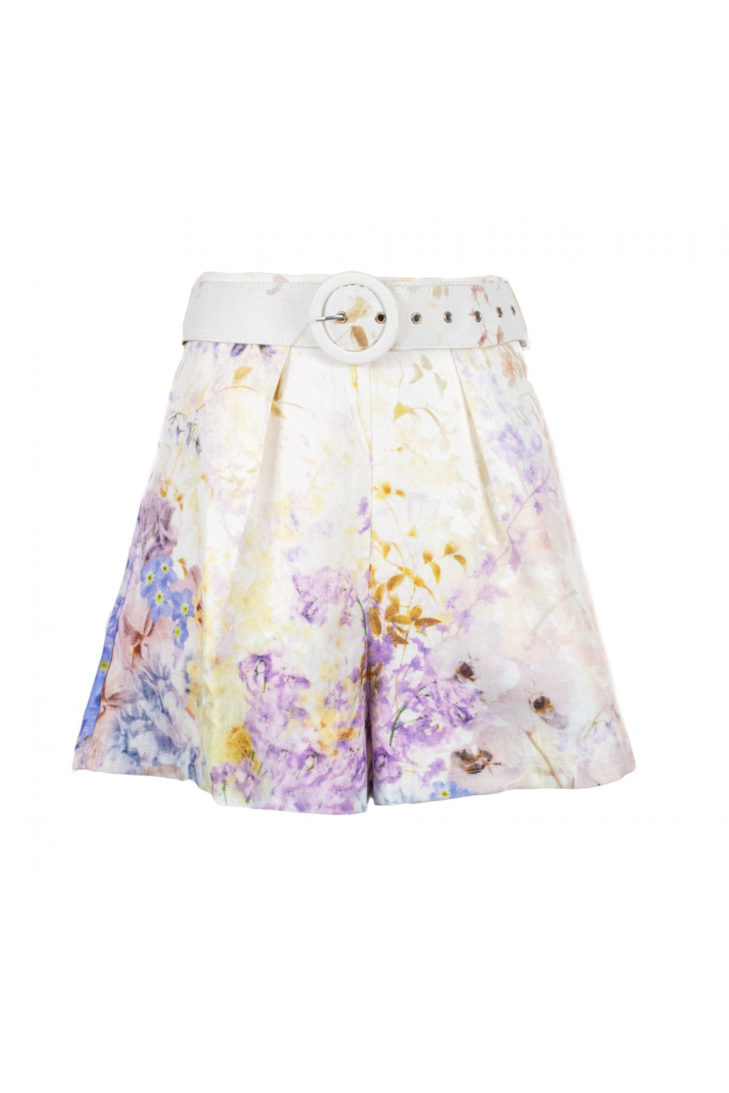 chochis-094s413-shorts-fiori-bianco